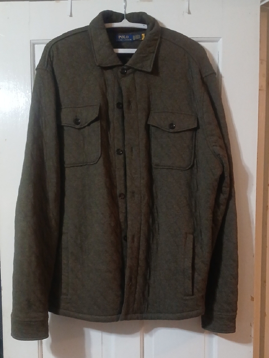 Polo Ralph Lauren Other - Polo by Ralph Lauren Olive Quilted Shirt Jacket